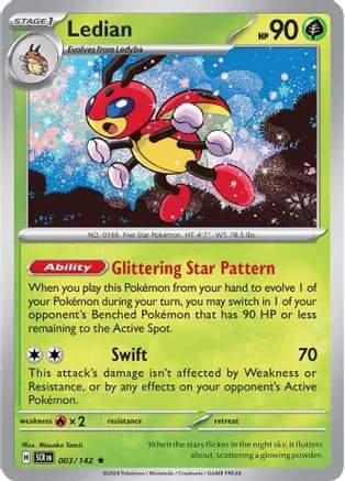 Ledian - 003/142 — SV07: Stellar Crown