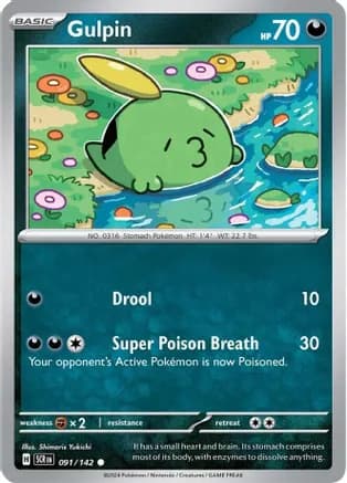 Gulpin - 091/142 — SV07: Stellar Crown