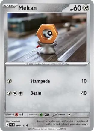 Meltan - 102/142 — SV07: Stellar Crown