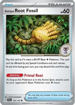 Antique Root Fossil — SV07: Stellar Crown