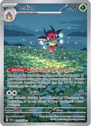 Ledian - 144/142 — SV07: Stellar Crown
