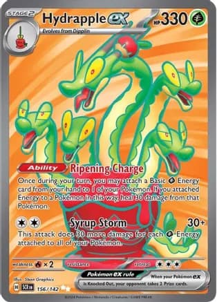 Hydrapple ex - 156/142 — SV07: Stellar Crown