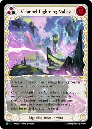 Channel Lightning Valley - FAB264 — Flesh and Blood: Promo Cards