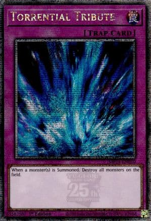 Torrential Tribute (Quarter Century Secret Rare) — 25th Anniversary Tin: Dueling Mirrors