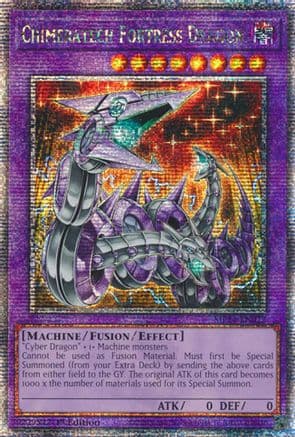 Chimeratech Fortress Dragon (Quarter Century Secret Rare) — 25th Anniversary Tin: Dueling Mirrors