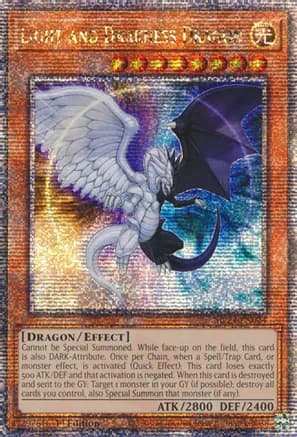 Light and Darkness Dragon (Quarter Century Secret Rare) — 25th Anniversary Tin: Dueling Mirrors