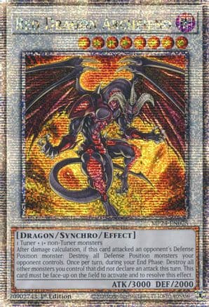 Red Dragon Archfiend (Quarter Century Secret Rare) — 25th Anniversary Tin: Dueling Mirrors