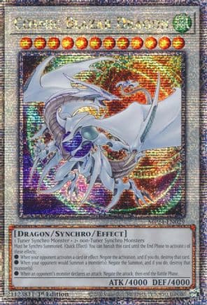 Cosmic Blazar Dragon (Quarter Century Secret Rare) — 25th Anniversary Tin: Dueling Mirrors