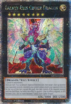 Galaxy-Eyes Cipher Dragon (Quarter Century Secret Rare) — 25th Anniversary Tin: Dueling Mirrors