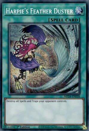 Harpie's Feather Duster (Alternate Art) — 25th Anniversary Tin: Dueling Mirrors