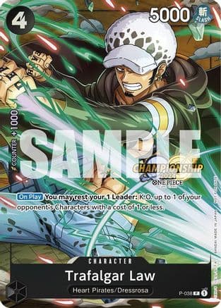 Trafalgar Law - P-038 (CS 2024 Event Pack) — One Piece Promotion Cards