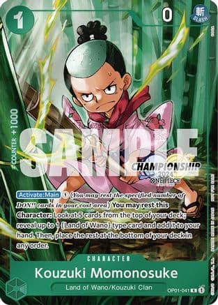 Kouzuki Momonosuke (CS 2024 Celebration Pack) — One Piece Promotion Cards