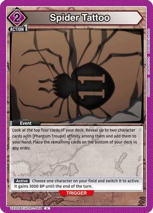 Spider Tattoo — UE02BT: HUNTER X HUNTER