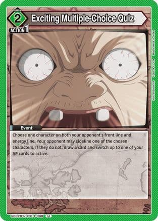 Exciting Multiple-Choice Quiz — UE02BT: HUNTER X HUNTER