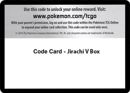 Code Card - Jirachi V Box — Miscellaneous Cards & Products