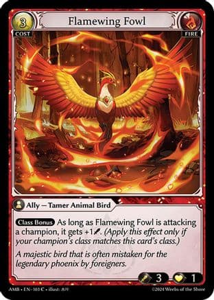 Flamewing Fowl — Mortal Ambition