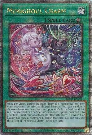Mimighoul Charm (Quarter Century Secret Rare) — Rage of the Abyss
