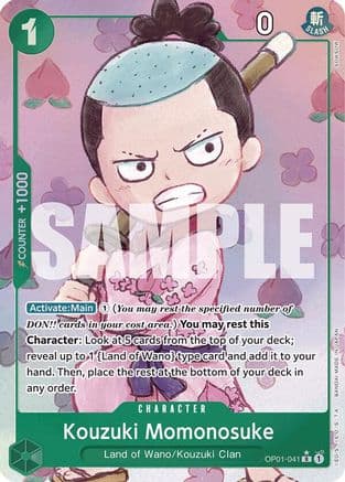 Kouzuki Momonosuke (Alternate Art) — Premium Booster -The Best-