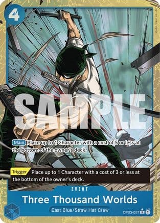 Three Thousand Worlds (Alternate Art) — Premium Booster -The Best-