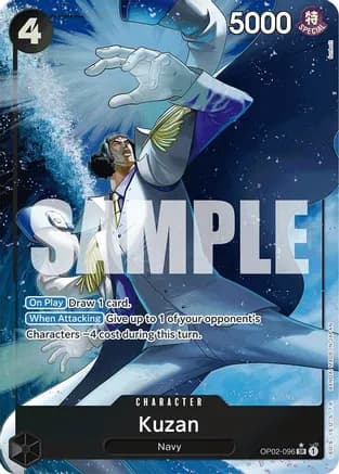 Kuzan (OP02-096) (Alternate Art) — Premium Booster -The Best-
