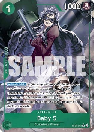 Baby 5 (OP05-034) (Full Art) — Premium Booster -The Best-
