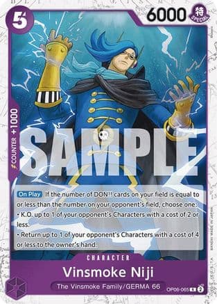 Vinsmoke Niji (OP06-065) (Jolly Roger Foil) — Premium Booster -The Best-