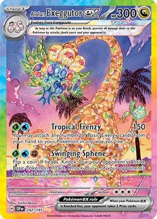 Alolan Exeggutor ex - 242/191 — SV08: Surging Sparks