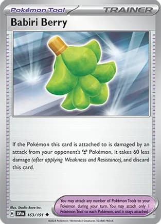 Babiri Berry — SV08: Surging Sparks