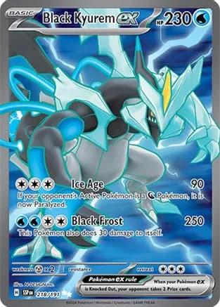 Black Kyurem ex - 218/191 — SV08: Surging Sparks