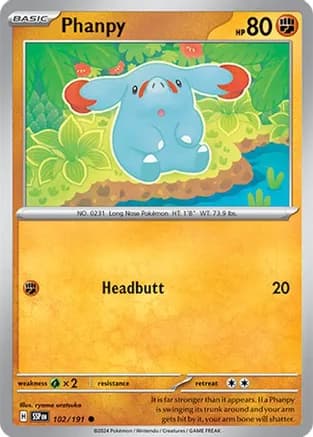 Phanpy - 102/191 — SV08: Surging Sparks