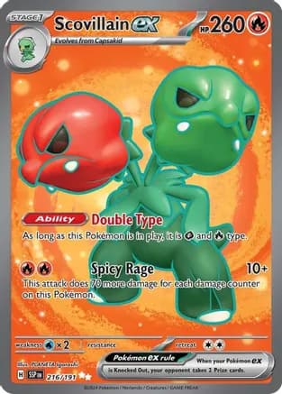 Scovillain ex - 216/191 — SV08: Surging Sparks