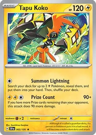 Tapu Koko — SV08: Surging Sparks