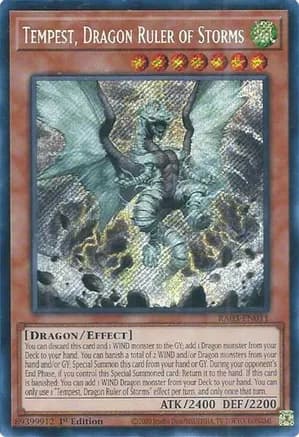 Tempest, Dragon Ruler of Storms (Secret Rare) — Quarter Century Bonanza