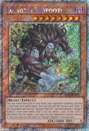 Danger! Bigfoot! (Platinum Secret Rare) — Quarter Century Bonanza