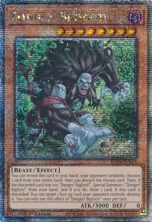 Danger! Bigfoot! (Quarter Century Secret Rare) — Quarter Century Bonanza