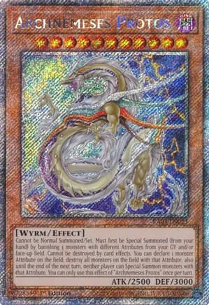 Archnemeses Protos (Platinum Secret Rare) — Quarter Century Bonanza
