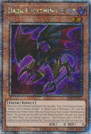 Dark Beckoning Beast (Quarter Century Secret Rare) — Quarter Century Bonanza