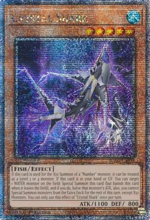 Crystal Shark (Quarter Century Secret Rare) — Quarter Century Bonanza