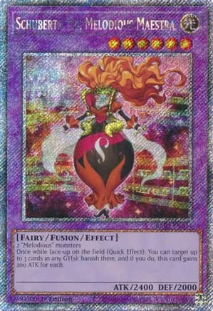 Schuberta the Melodious Maestra (Platinum Secret Rare) — Quarter Century Bonanza
