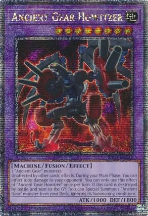 Ancient Gear Howitzer (Quarter Century Secret Rare) — Quarter Century Bonanza
