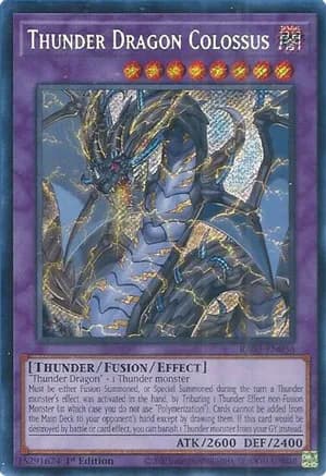 Thunder Dragon Colossus (Secret Rare) — Quarter Century Bonanza