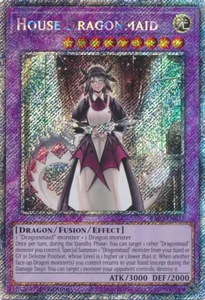 House Dragonmaid (Platinum Secret Rare) — Quarter Century Bonanza