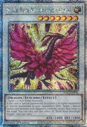Black Rose Moonlight Dragon (Quarter Century Secret Rare) — Quarter Century Bonanza