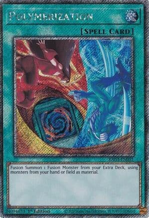 Polymerization (B) (HERO Art) (Platinum Secret Rare) — Quarter Century Bonanza