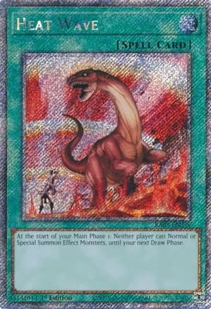 Heat Wave (Platinum Secret Rare) — Quarter Century Bonanza