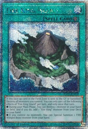 Fire King Island (Quarter Century Secret Rare) — Quarter Century Bonanza