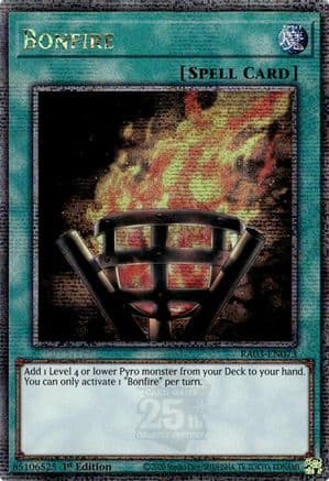 Bonfire (Quarter Century Secret Rare) — Quarter Century Bonanza