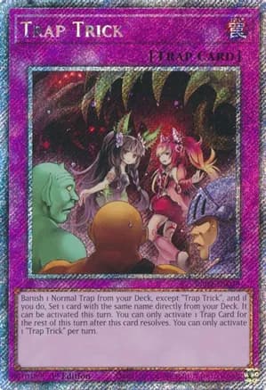 Trap Trick (Platinum Secret Rare) — Quarter Century Bonanza