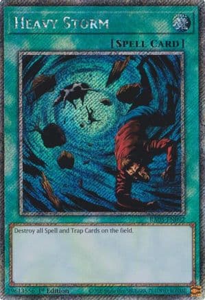 Heavy Storm (Platinum Secret Rare) — Quarter Century Bonanza