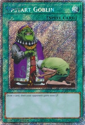 Upstart Goblin (Platinum Secret Rare) — Quarter Century Bonanza